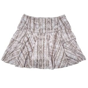 Free People FP Movement Tennis Skort‎ Skater Style Patterned Sz S Stretch